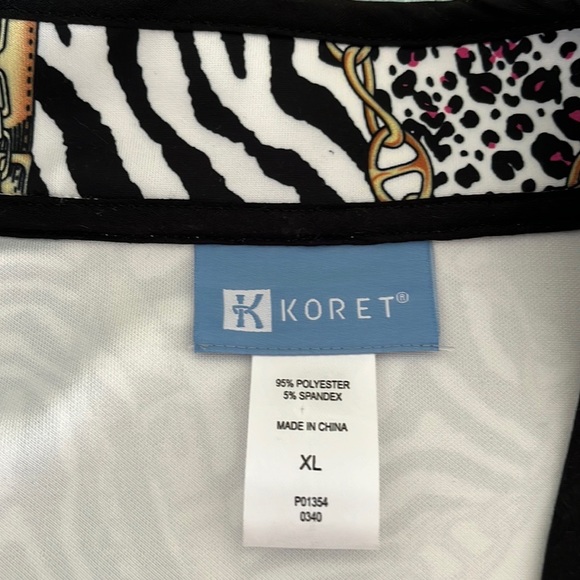 KORET Size XL Woman’s Jacket Open Front 3/4 sleeves - Picture 3 of 4